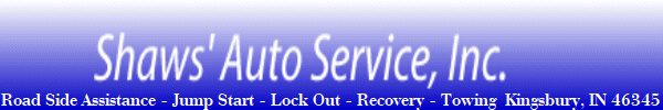 Road Side Assistance - Jump Start - Lock Out - Recovery - Towing  Kingsbury, IN 46345